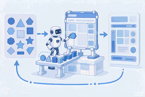 Schema 结构化数据部署顺序概念图：数据积木按序装配